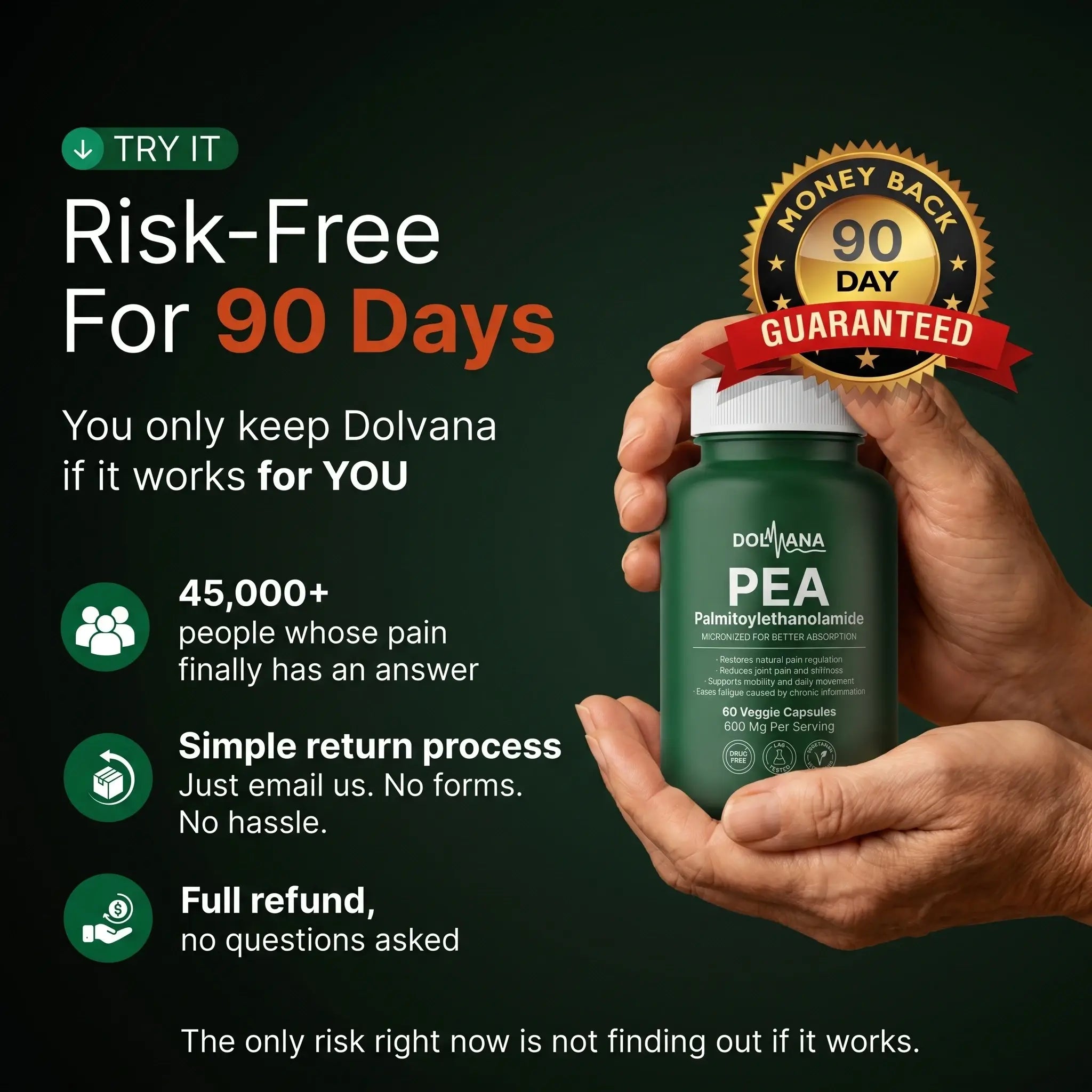 Dolvana Micronized PEA Capsules